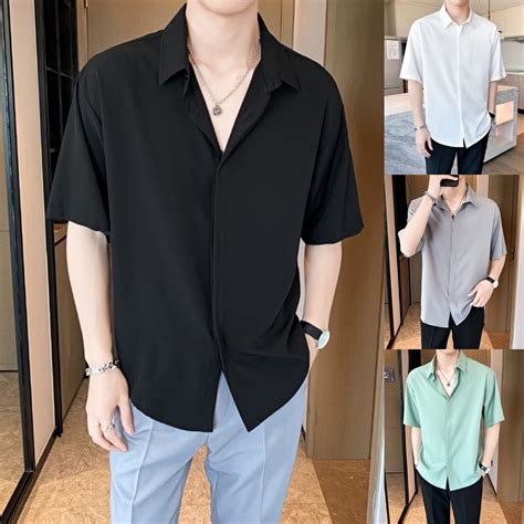 korean oversized shirt male.